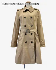 LAUREN RALPH LAUREN トレンチコート S ベージュ ベルト付き レディース ラルフローレン