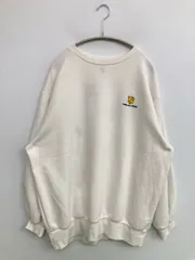 TOM and JERRY トムアンドジェリー スウェット L ホワイト コットン 前面プリント バックプリント ワンポイント 長袖