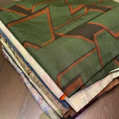 【まとめ売り】正絹大島紬10枚 リメイク素材　ハンドメイド向け