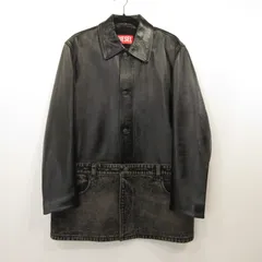 【姫路東店】 中古 DIESEL | ディーゼル レザー L-BRETCH A14752 0IPAG ブラック サイズ：46 【94】