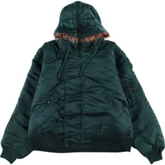 古着 民間品 アルファ ALPHA N-2Bタイプ 中綿入り ミリタリー フライトジャケット メンズM相当/eaa495267