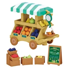 【中古】おもちゃ とれたてフルーツワゴン 「シルバニアファミリー」