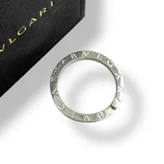 極美品 BVLGARI ブルガリ キーリング キーホルダー シルバー 箱付き