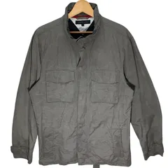 TOMMY HILFIGER /トミーヒルフィガー ジャケット ベンチレーション ライトアウター フルジップ Lサイズ CHINA製 グレー