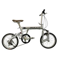 PEUGEOT Pacific-18 18-inch 8-speed folding bicycle, silver, mini velo, used, with defects. W10970825