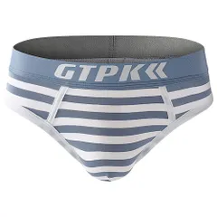 ブリーフ パンツ メンズ 綿混 ベーシック コットン ストレッチ 前閉じ メッシュ 通気性 吸水性 蒸れにくい 男性 下着 シンプル プリント ボーダー 大きい ms-030