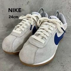 NIKE ナイキ CORTEZ コルテッツ ローカットスニーカー シューズ FQ8108-110 カジュアル ストリート スポーツ クラシック ランニング ウォーキング スエード ナイロン ガムソール グレー 灰色  24cm ★ ■■