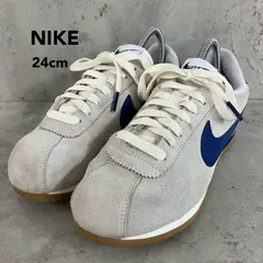 NIKE ナイキ CORTEZ コルテッツ ローカットスニーカー シューズ FQ8108-110 カジュアル ストリート スポーツ クラシック ランニング ウォーキング スエード ナイロン ガムソール グレー 灰色  24cm ★ ■■