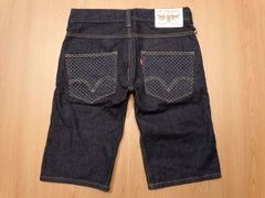 q117★濃紺★リーバイス 504 ハーフジーンズ★W30 デニムショーツ