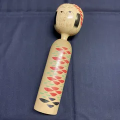 日本伝統工芸 こけし人形 木製 ハンドペイント 大型 約36cm インテリア 管理番号0009