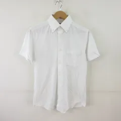 シップス SHIPS ボタンダウンシャツ 半袖 白 S *T134