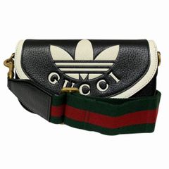 極美品！ GUCCI×adidas グリーン ショルダーバッグ 72aa - メルカリ