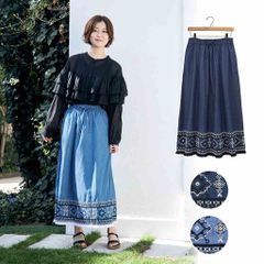 美品】PREMIUM ScoLar 変形デニムスカート 裾レース リボン M - メルカリ