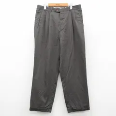 W34/古着 ビューグルボーイ パンツ メンズ 90年代 90s 濃グレー 26feb07