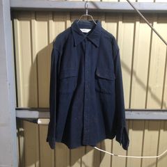 2278 Woolrich 長袖シャツ ネイビー XXL ウールリッチ シャツ 古着卸 アメリカ仕入