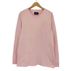 ステューシー Stussy ロゴ刺繍 ポケットL/Sカットソー メンズ JPN：M 