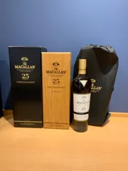 【箱付き】ｻﾞマッカラン25年　シェリーオーク　700ml　43度 2019 Release