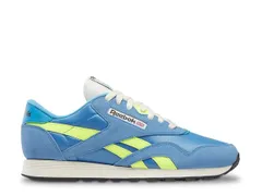 リーボック メンズ シューズ スニーカー ナイロン Reebok Classic Nylon Sneaker Mens BlueYellow ブルー