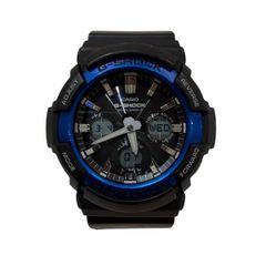 CASIO G-SHOCK ブラック/ブルー GAW100B 2.3回使用作動中 - メルカリ