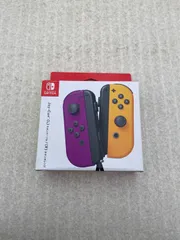 ◆Nintendo Switch Joy－Con ネオンパープル／ネオンオレンジ　0013032488　動作品