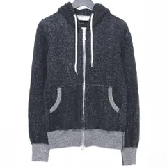 AKM RANDAM PILE URAGE SESAME ZIP PARKA Lサイズ チャコールグレー ALR001のサムネイル