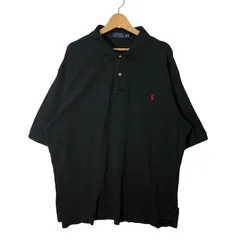 POLO RALPH LAUREN ポロラルフローレン ポロシャツ 半袖 ポニー刺繍 ベトナム製 2XLTサイズ ブラック