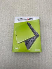 ◆New ニンテンドー3DSLL本体 ライム×ブラック　0012568410　動作品