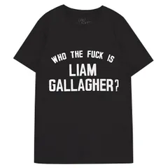 LIAM GALLAGHER リアムギャラガー Who The Fuck Tシャツ BLACKのサムネイル