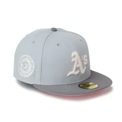 [即納]NEWERA ニューエラ 59FIFTY Sakuranagashi 桜流し オークランド・アスレチックス グレー/ストームグレー  メンズ 男性 帽子 ハット HAT キャップ CAP 小物 国内正規品 正規取扱店 NEW ERA  プレゼント ギフ