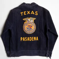 【雰囲気抜群】 FFA ファーマーズ ジャケット【ワーク ジャケット】 42 TEXAS コーデュロイ 刺繍 古着 26030481のサムネイル