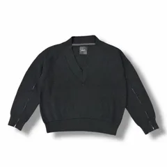 UNUSED 7G V-neck knit 7ゲージVネックニット セーター アンユーズド US1497 ブラック 1 （11182M）のサムネイル