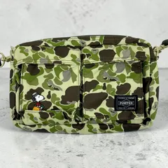 PORTER　ポーター ポーター×スヌーピー JOE PORTER ウエストバッグ 迷彩 カモフラ PEANUTS コラボ ショルダーバッグ