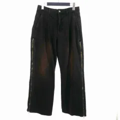 ハレ HARE Zip Layered Denim ジーンズ S ブラック 黒 HA010139TO