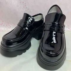 ♡新品未使用♡ 　36サイズ【23.0cm】 　ヨースケ YOSUKE  　レディース 　厚底ローファー　厚底ローファーパンプス　 7.0cm　MY1408-631