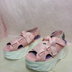 ♡新品未使用♡ 　23.5cm　美品　ヨースケ YOSUKE  　レディース 　厚底サンダル　厚底フラット 　厚底スポーツサンダル 　 MY1431-281