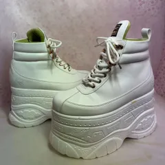 ♡新品未使用♡ 　美品　23.0cm　ヨースケ YOSUKE  　レディース 　厚底スニーカー　厚底ハイカットスニーカー 　歩きやすい 10.5cm 厚底 フラット ブーツ 靴   MY1406-260