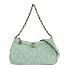新品未使用GUCCI グッチ GGパターン ライムグリーン ショルダーバッグ