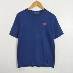 CHUMS チャムス Tシャツ 半袖 メンズ アメリカ製 ブービーバード ロゴ プリント OSHMAN'S 20 古着 S ブルー系 C726
