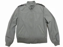 LONDON FOG スタンドカラージップアップブルゾン 38REG グレー USA古着