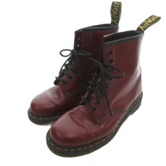 ドクターマーチン DR.MARTENS レースアップブーツ 8ホール スムースレザー UK6 チェリーレッド 10072 /UO ■GY18