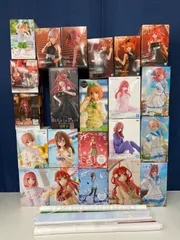 五等分の花嫁 プライズ フィギュア タペストリー開封済み混在 まとめ 計25点 （ME27-3873)