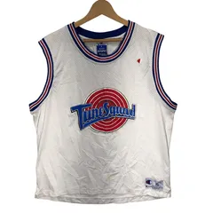 Champion/チャンピオン AUTHENTIC ATHLETIC APPAREL 90年代/90’s ヴィンテージ 映画  スペースジャム バスケチーム ユニフォーム メッシュ タンクトップ SPACEJAM フロントプリント バック刺繡 ワンポイント刺繡