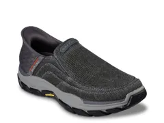スケッチャーズ メンズ シューズ スニーカー リラックスフィット Skechers Hands Free Slipins Relaxed Fit Respected Holmgren SlipOn Sneaker Grey グレー