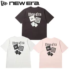 新品 NEWERA ニューエラ 正規品 半袖 Tシャツ ティーシャツ 半袖Tシャツ バックプリント ダイス サイコロ メンズ レディース 白 オフホワイト ピンク グレー スミクロ 大きいサイズ M L LL 2L XXL 3L