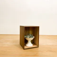 【送料込み・匿名発送】棚　小ぶり　2a055　古道具　古家具　ビンテージ　アンティーク　レトロ