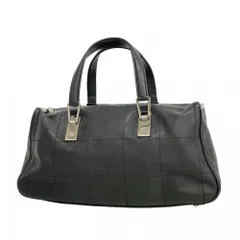 シャネル(Chanel) シャネル ハンドバッグ チョコバー レザー ブラック レディース