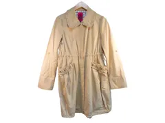 k05250224163　DOLLY GIRL　ANNA SUI　2　Beige　Mサイズ程度　アウター　コートロング丈　通年