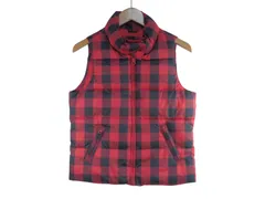 k05250224077　Gap Kids　150サイズ　赤×黒　　アウター　ダウン,中綿ベスト　秋冬