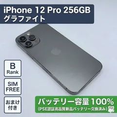 【新品バッテリー100%】iPhone 12 Pro 256GB グラファイト SIMフリー