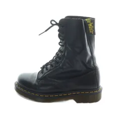 ドクターマーチン DR.MARTENS 1490 ショートブーツ レザー ロゴ 10ホール UK6 25cm 黒 ブラック ■GY11 /MQ